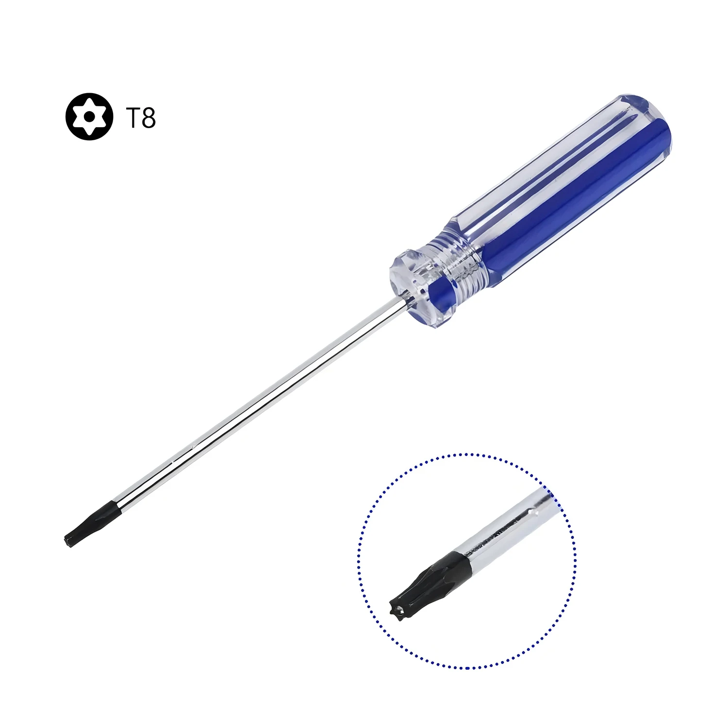 FIXFANS T8 T9 T10 Torx Screwdriver with Hole Security Bit Magnetic Precision Screwdriver Set for PS4 Controller Repair Tools Kit