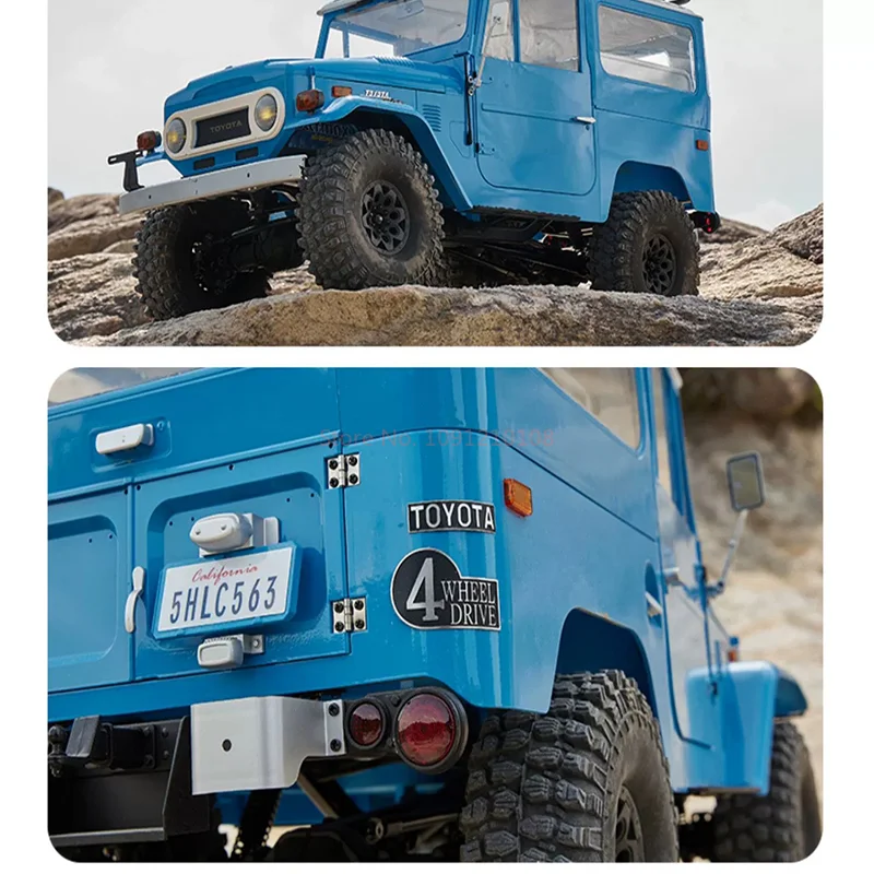 FMS 1/10 مقياس تويوتا FJ40 على الطرق الوعرة RC سيارة الدفع الرباعي التحكم عن بعد نموذج كهربائي مع تصميم قشرة صلبة