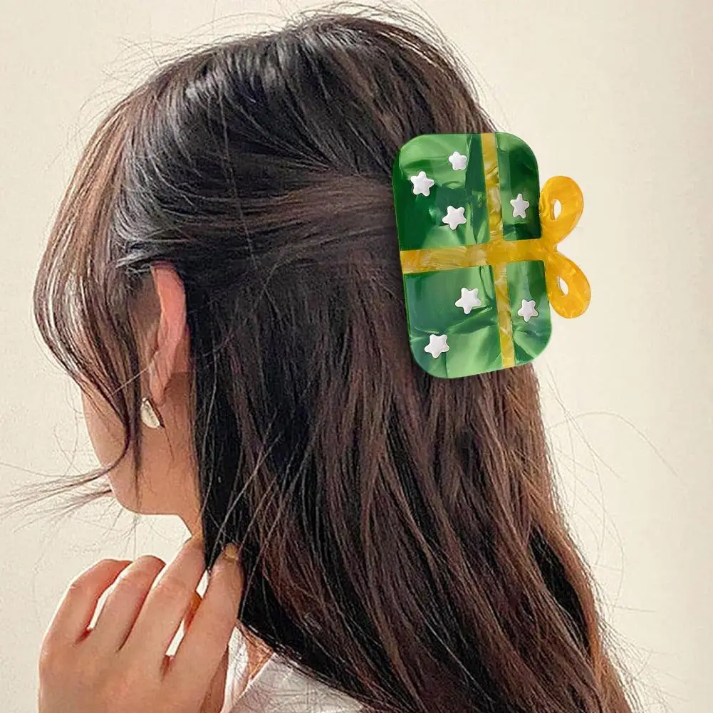 

Bell Shape Hair Pin Festive Christmas Hair Clips Set Xmas Tree Gift Bell Shape Cute Antlers Headdress Hairpin Holiday For Women