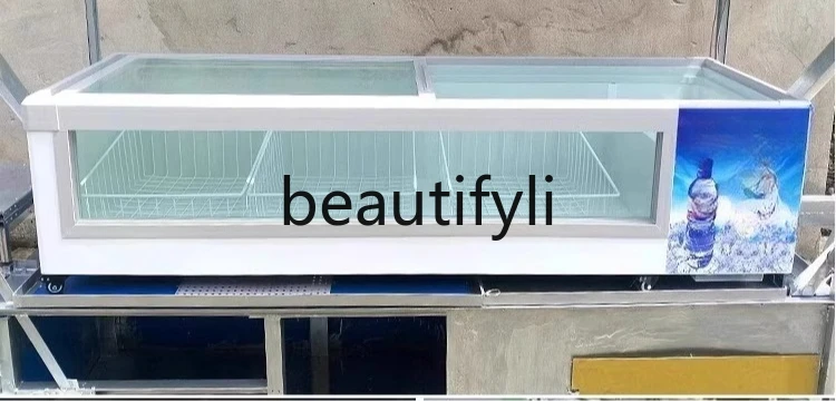 

Freezer refrigerated display cabinet commercial desktop, fresh-keeping cabinet, stall, special refrigerator