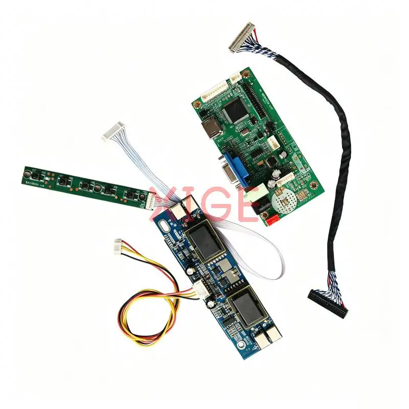 LCD Monitor Controller Drive Board Fit M201P1-L01 M201P1-L03 HDMI-Compatible VGA 4-CCFL 1400x1050 LVDS 30-Pin 1400*1050 DIY Kit