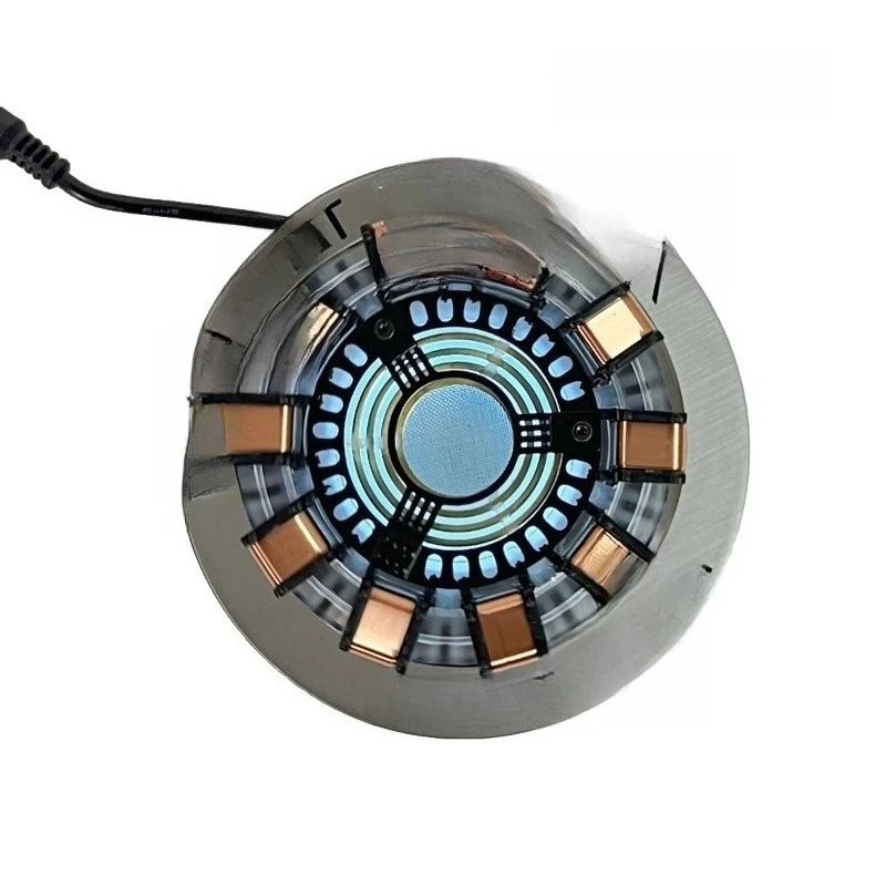 Creative Black Technology Maglev Iron Man Ark-reactor