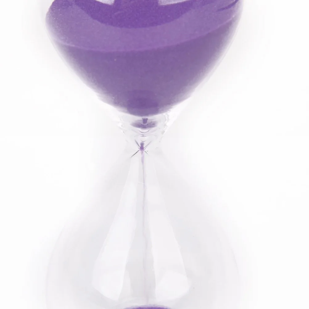 

Hourglass Timer 15 Min Purple Sand Clock Glass Sandglass for Cooking Exercise Game Decor Sand Clock 15 Minutes Timer