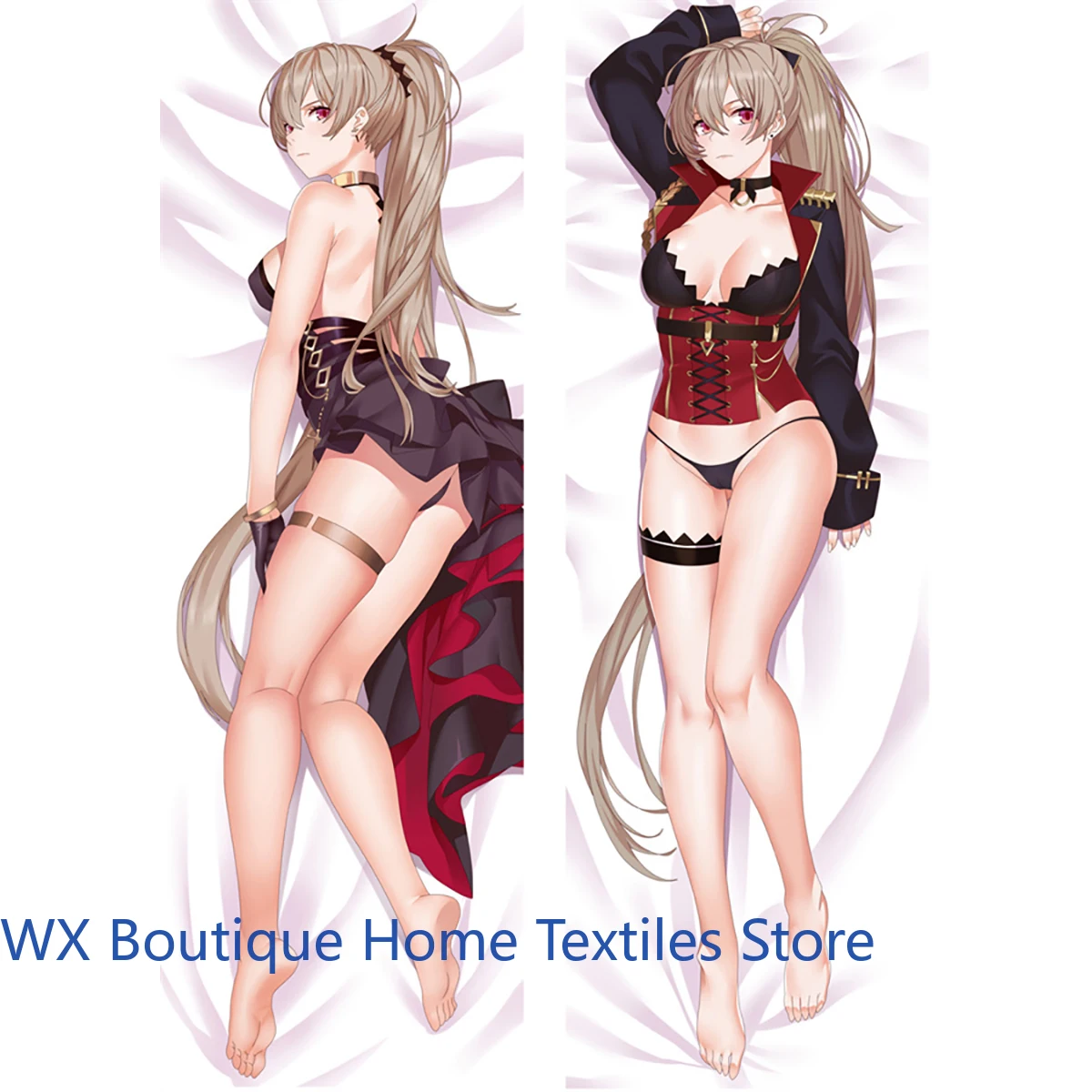 

Azur Lane Anime Accessories Pillow Case Jean Bart Dakimakura Pillowcase
