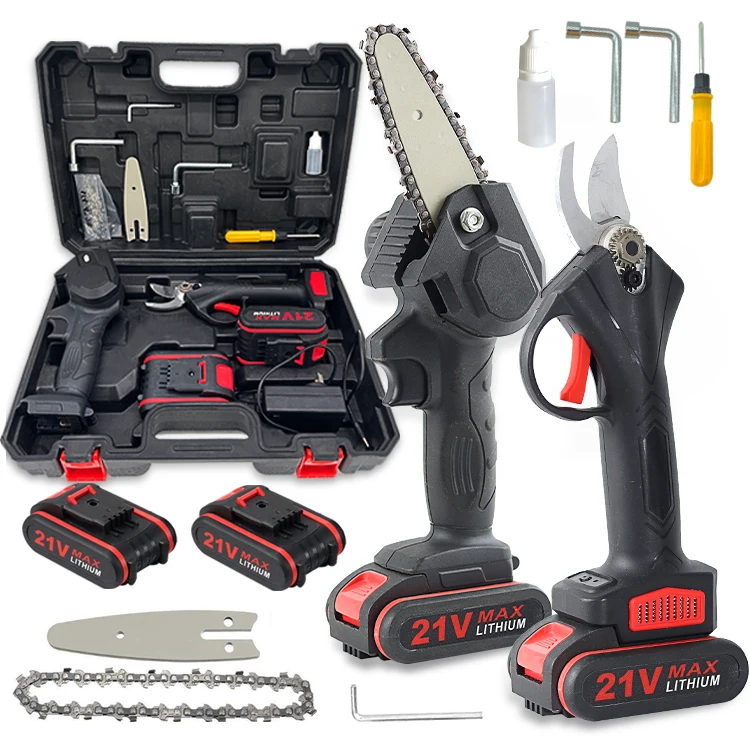 

Cordless Branch Pruner Electric Pruning Shears Chainsaw Garden Tools Tree Pruner Chain Saw