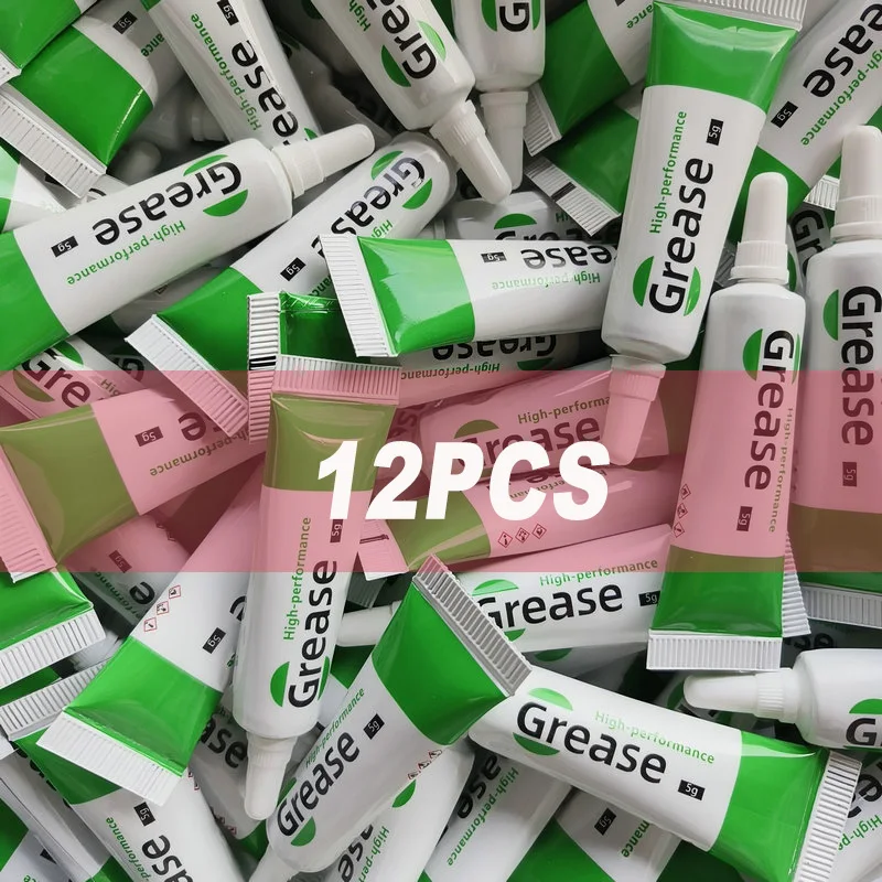 12PCS Small Package Lubricating Grease Fitness Equipment Maintenance Oil Automotive Spark Plug Insulating Silicone Grease Paste