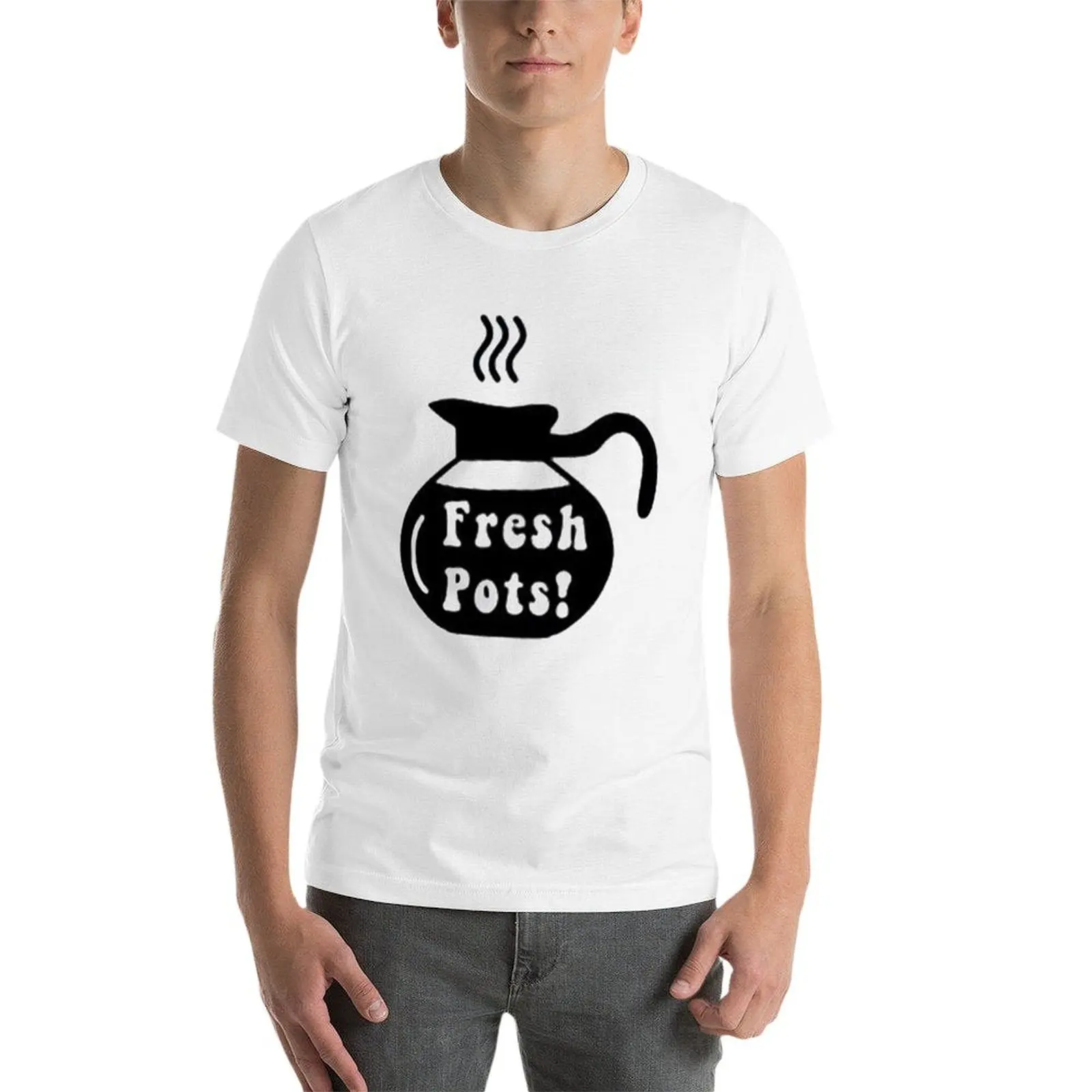 قمصان ديف القطنية - ر الأواني! تي شيرت رجالي طازج 100% من القطن Grohl Man تي شيرت مضحك