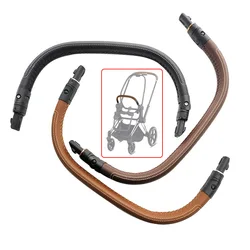 Stroller Armrest For Cybex Priam 3/4  Mios 2/3 Pram Pushchair Fence Buggy Bumper Bar Leather Cover Handrail Baby Accessories
