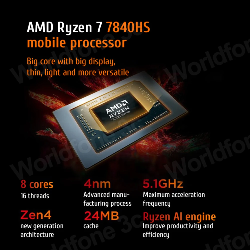 لينوفو-Xiaoxin Pro 14 حاسوب محمول ، Ultra AMD ، Ryzen 7 7840HS ، Radeon 780M ، 32GB LPDDR5X RAM ، 1 تيرا بايت ، 2 تيرا بايت SSD ، 2.8K ، 400nits ، 120Hz حاسوب محمول