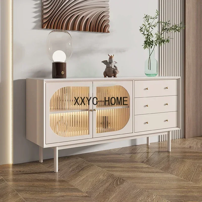 Lamp Home Small Apartment Modern Simple Paint Tea Cabinet Wall Locker
