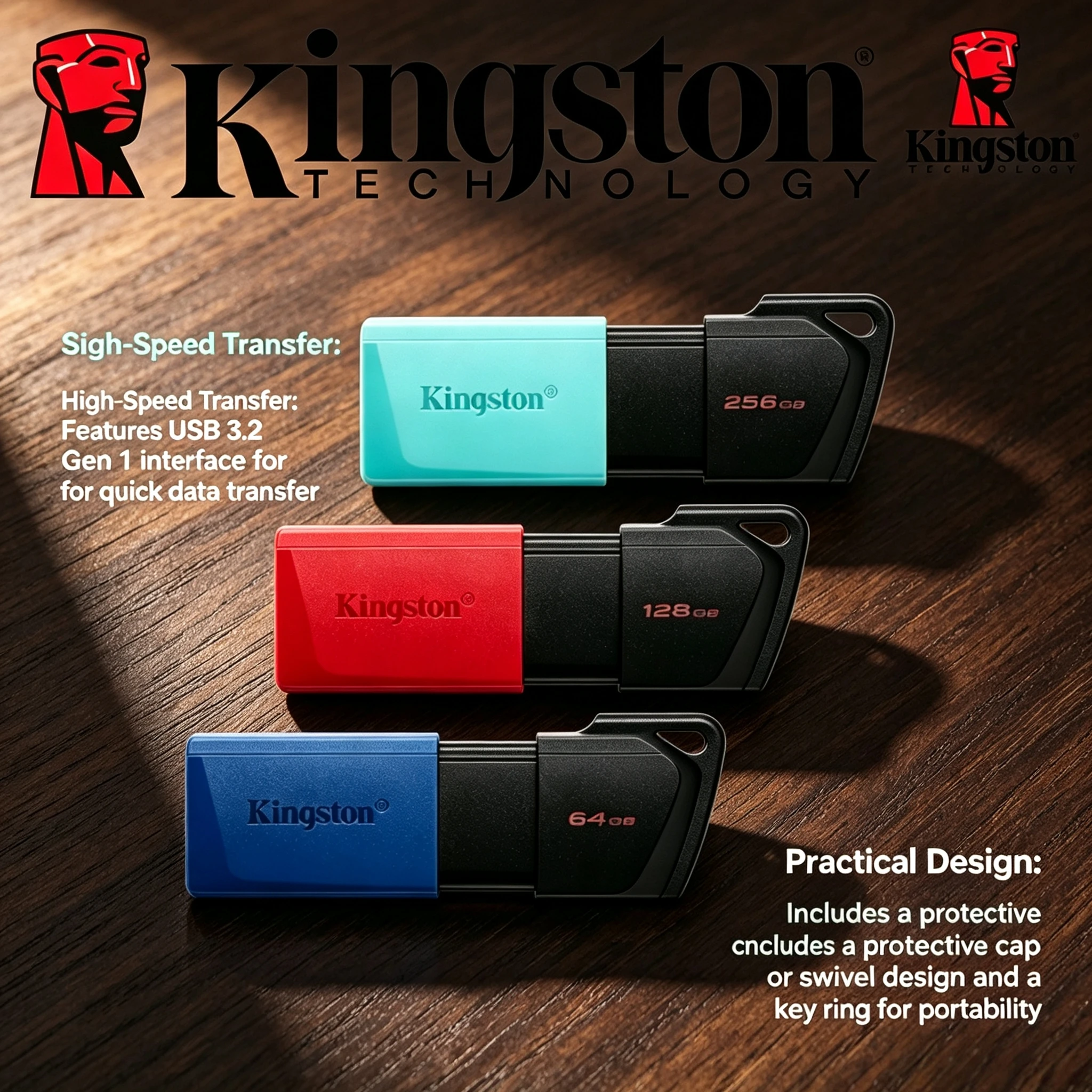Kingston DTX Original USB 3.2 Gen 1 Flash Drive 64GB 128GB 256GB High Speed Pen Drive U Disk Memory Stick for PC Laptop Backup