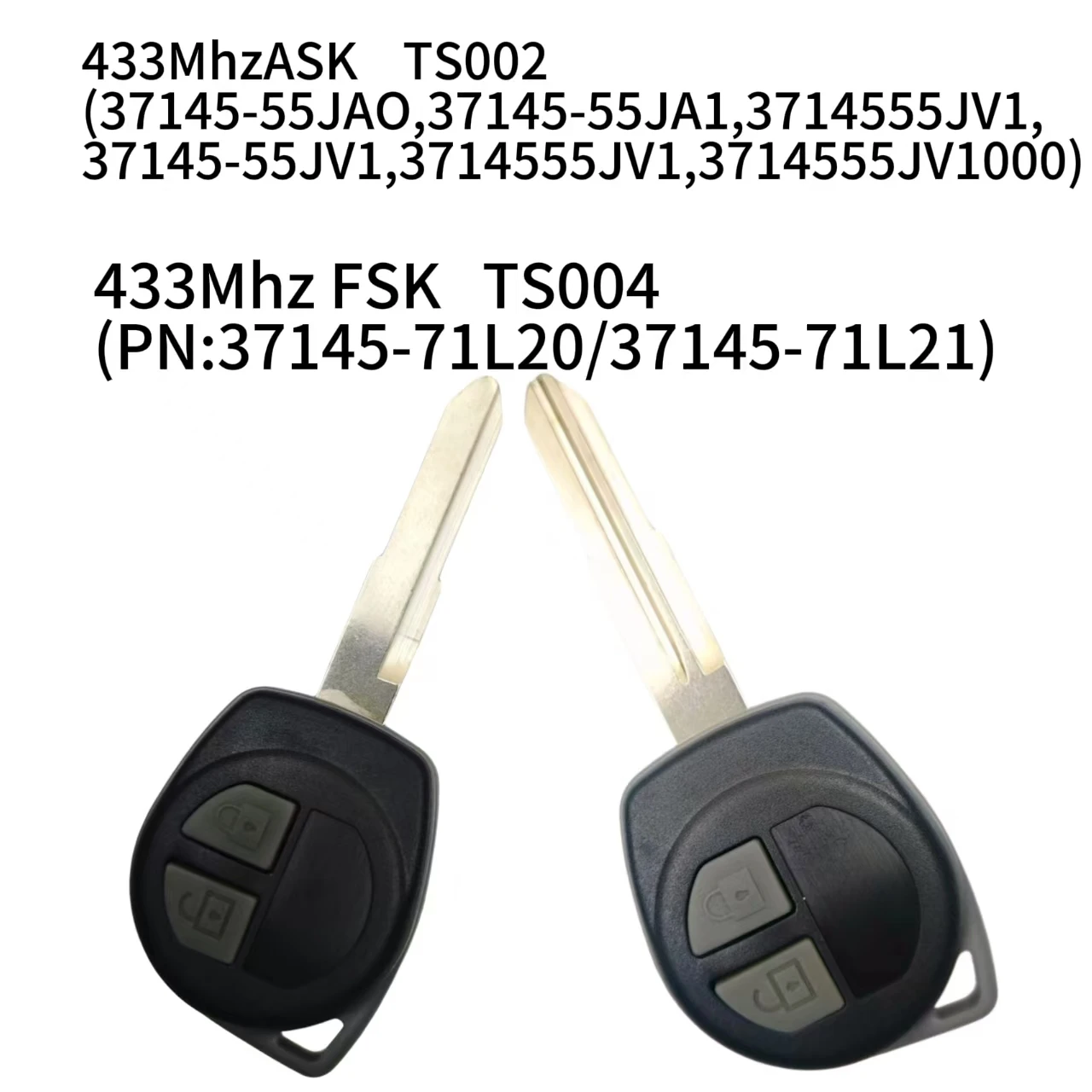 Da Shi   for Suzuki Aerio Jimn Igins Alto SX4 Vauxhal Car Remote PCF7936 ID46chip 315/433mhz fsk/ask SZ11R/HU131R blade