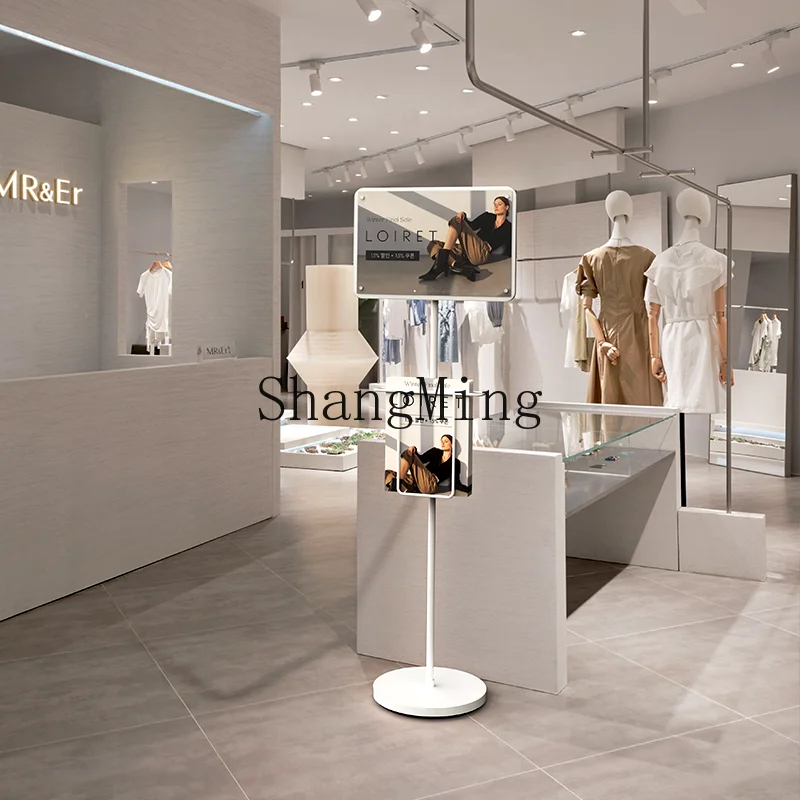 FG advanced exquisite new modern sales department floor display sign guide sign stainless steel shopping mall guide