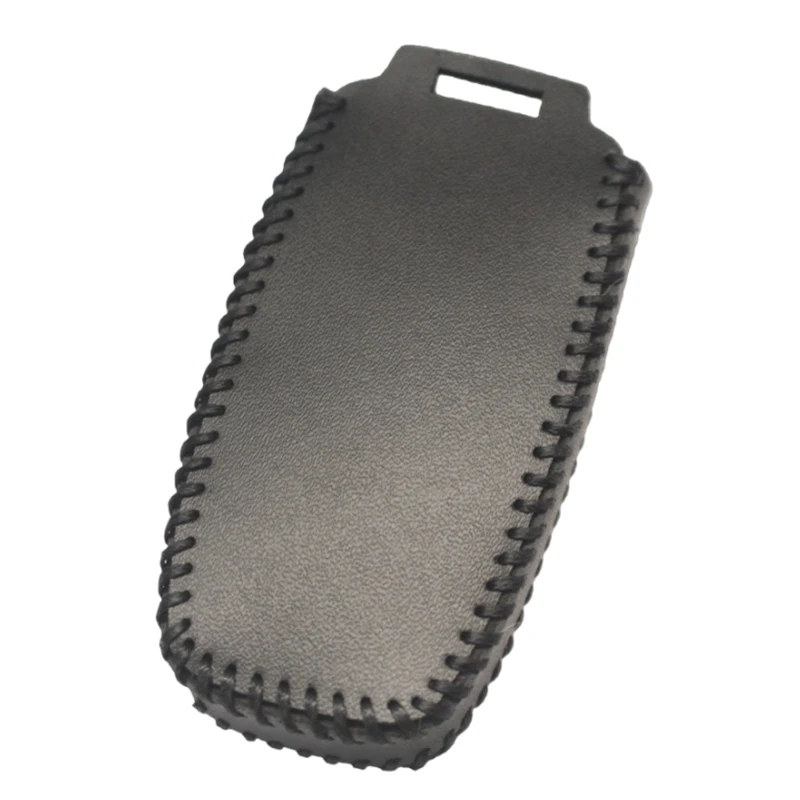FLYBETTER Genuine Leather Key Case Cover For Hyundai Genesis G80 GV70 GV80 2019 2020 2021 L698