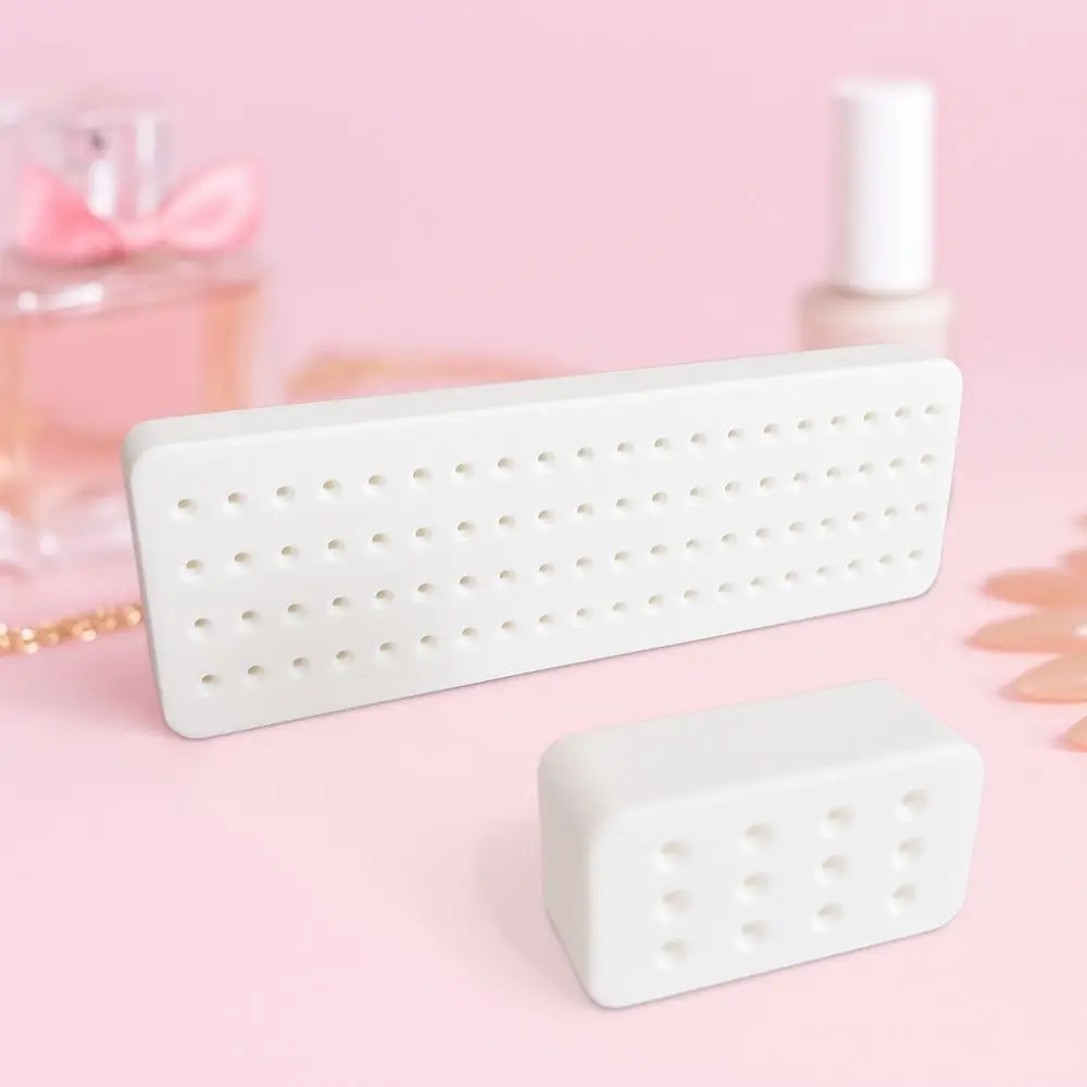 80 ثقوب 12 ثقوب مسمار الفن مثقاب الخشب حامل عرض موقف البلاستيك مسمار التلميع رئيس صندوق عمودي المحمولة #5