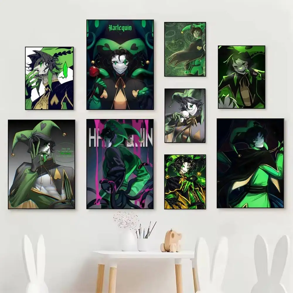 Anime The F-Freak C-Circus Harlequin Game Posters Fancy Wall Sticker for Living Room Bar Decoration Wall Decor