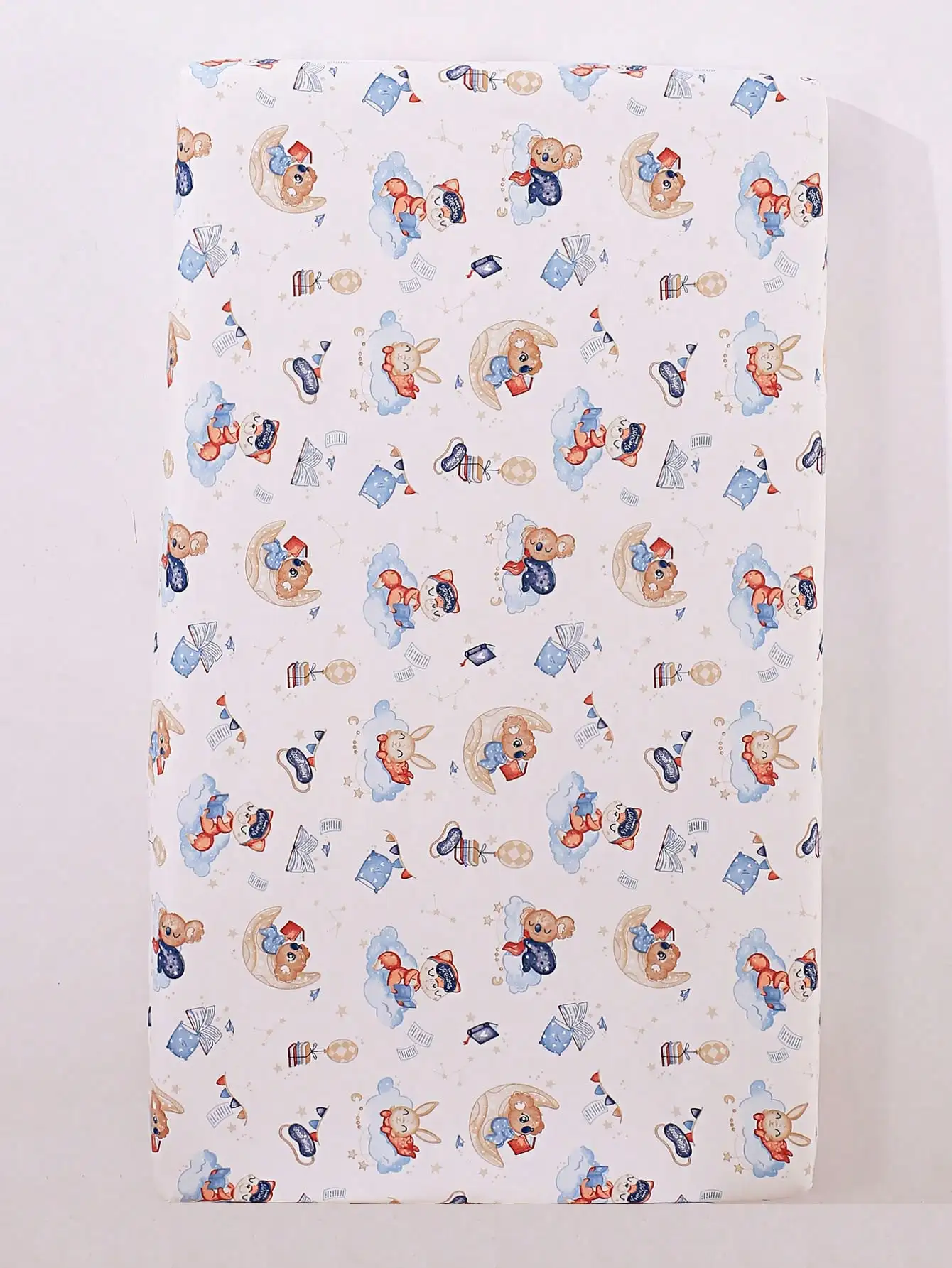 1 قطعة ورقة سرير الطفل المجهزة مع نسيج القطن الخالص للبنين بنات ، غطاء مرتبة المجهزة ورقة ل 80*40 سنتيمتر/31.49*15.74inin #2