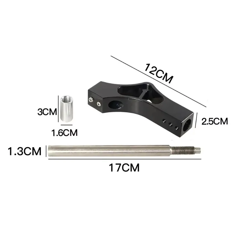 

Popu For Arrived Universal Car Shift Knob Extension Adjustable Height Lever Extender Gear Shifter Aluminum colorful