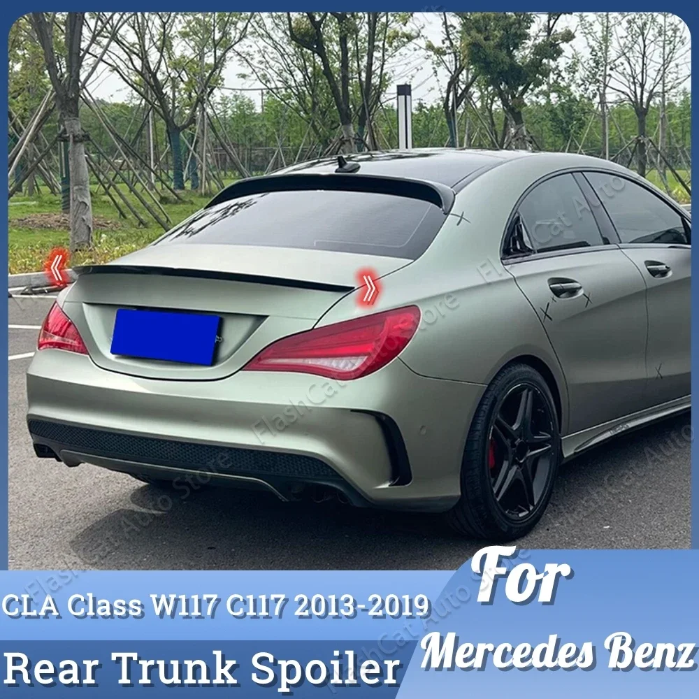 For Mercedes Benz CLA CLASS W117 C117 2013-2019 Rear Roof Spoiler Wings GLA180/200/220/250 CLA45 AMG Rear Trunk Body Kit