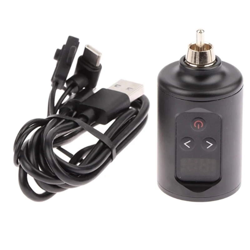 

Wireless Tattoo Power Tattoo Power Supply RCA Socket 1400MA Portable Rechargeable Battery