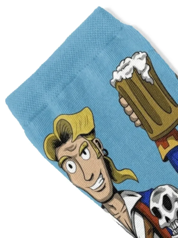 Guybrush Threepwood Socks winter football cotton Socks Men's Women's