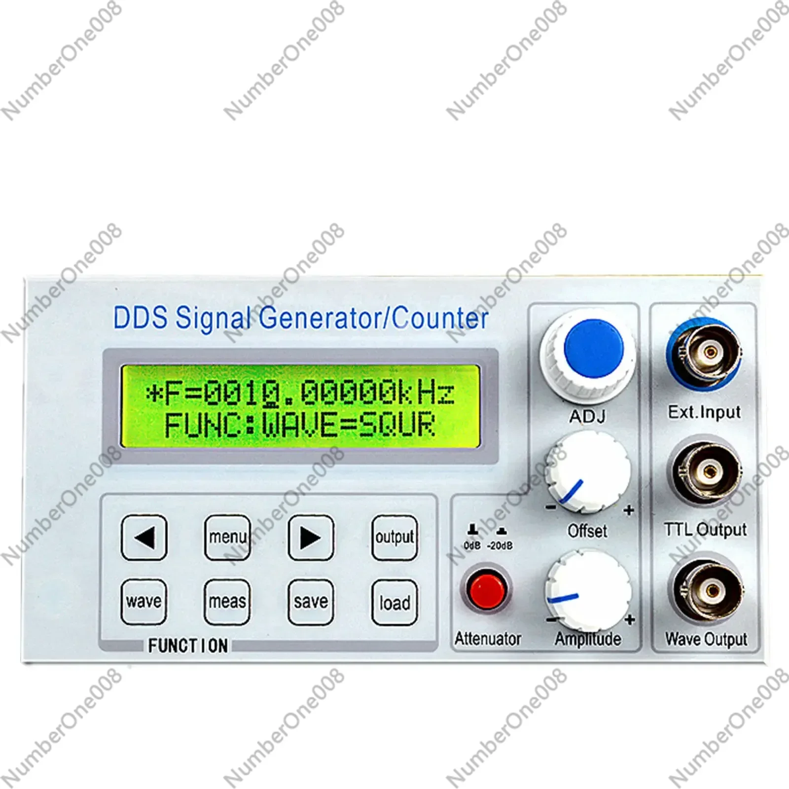 SGP1002S 2MHz DDS Function Signal Generator Frequency Meter Square Wave Sweep BNC TTL