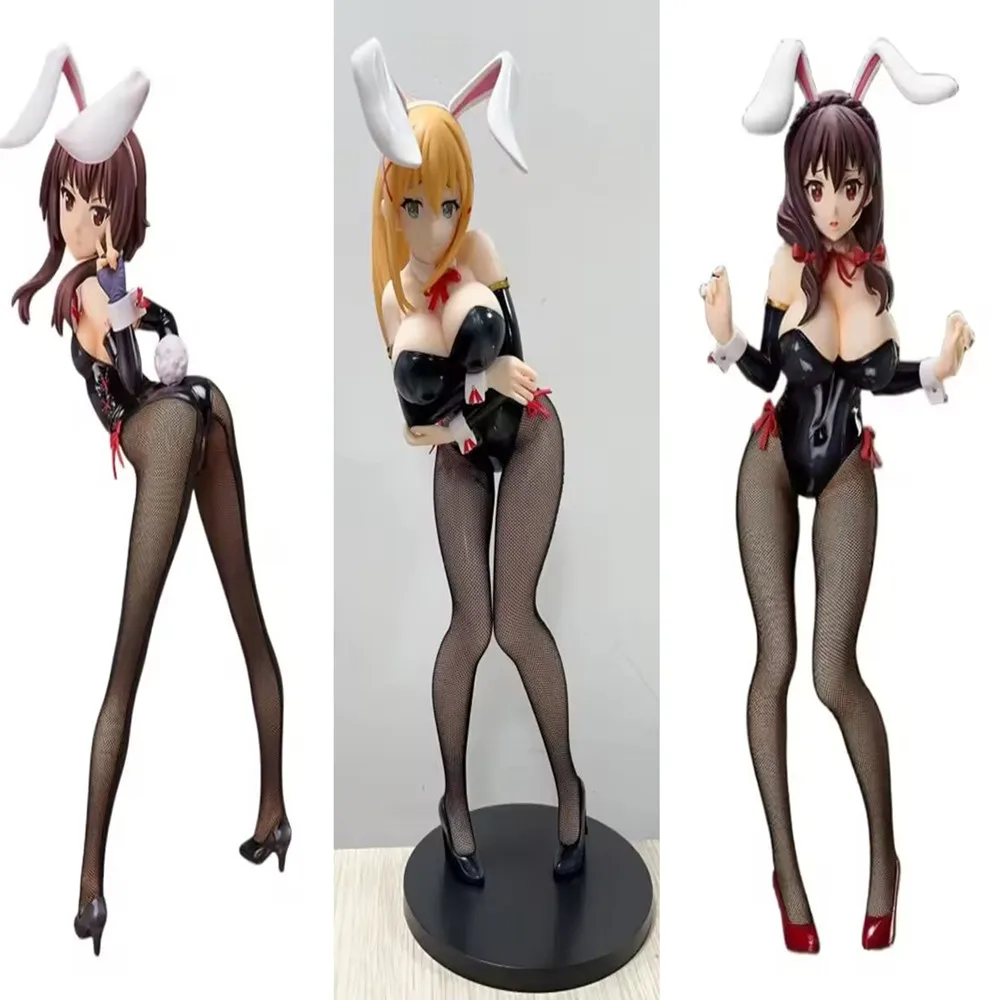 

35CM KonoSuba B-STYLE God's Blessing on this Wonderful World Kurenai Densetsu Darkness Bunny girl figure Anime Model doll Toys