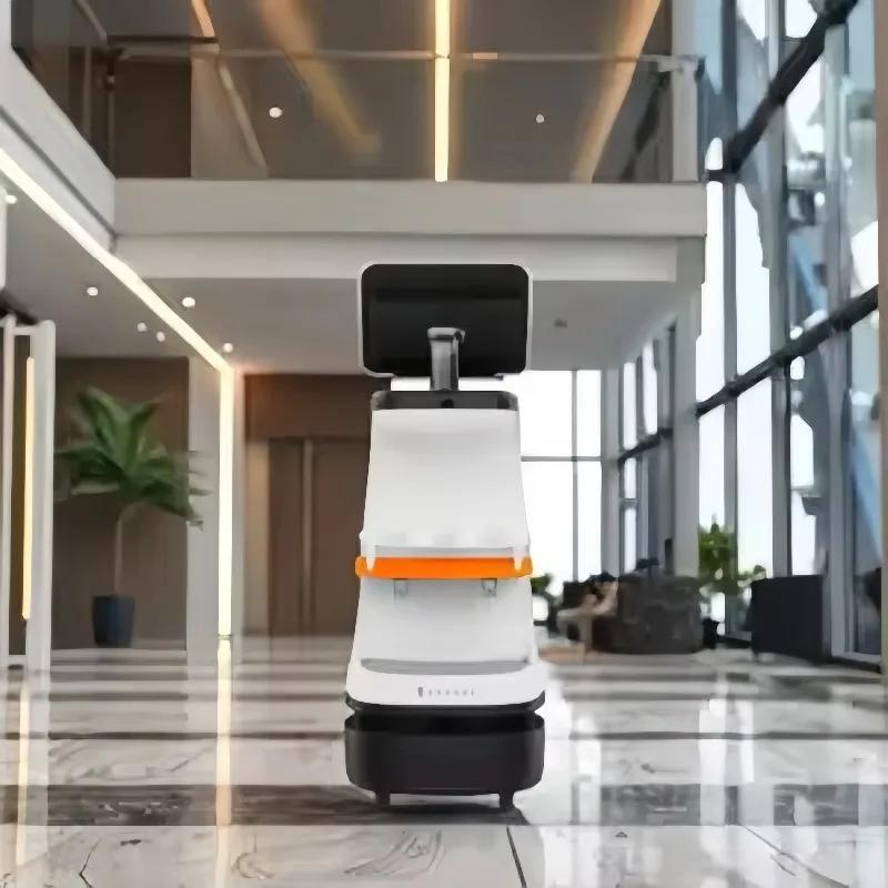 Customized Intelligent AI Reception Robot Autonomous Lidar Navigation Service Assistant for Bank Exhibition Hall Hospital Mall