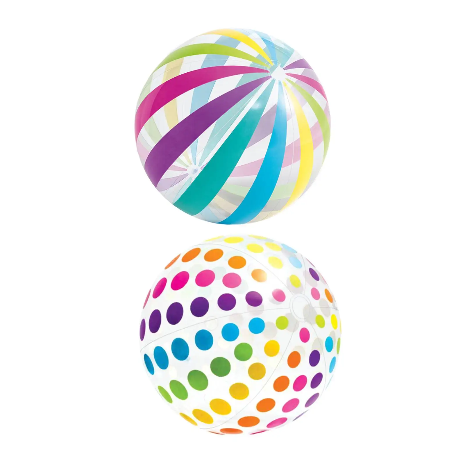 Inflatable Beach Ball Summer Water Games Sports Balls Fun Kids Toy Parties Favor for Backyard, Swimming Pools