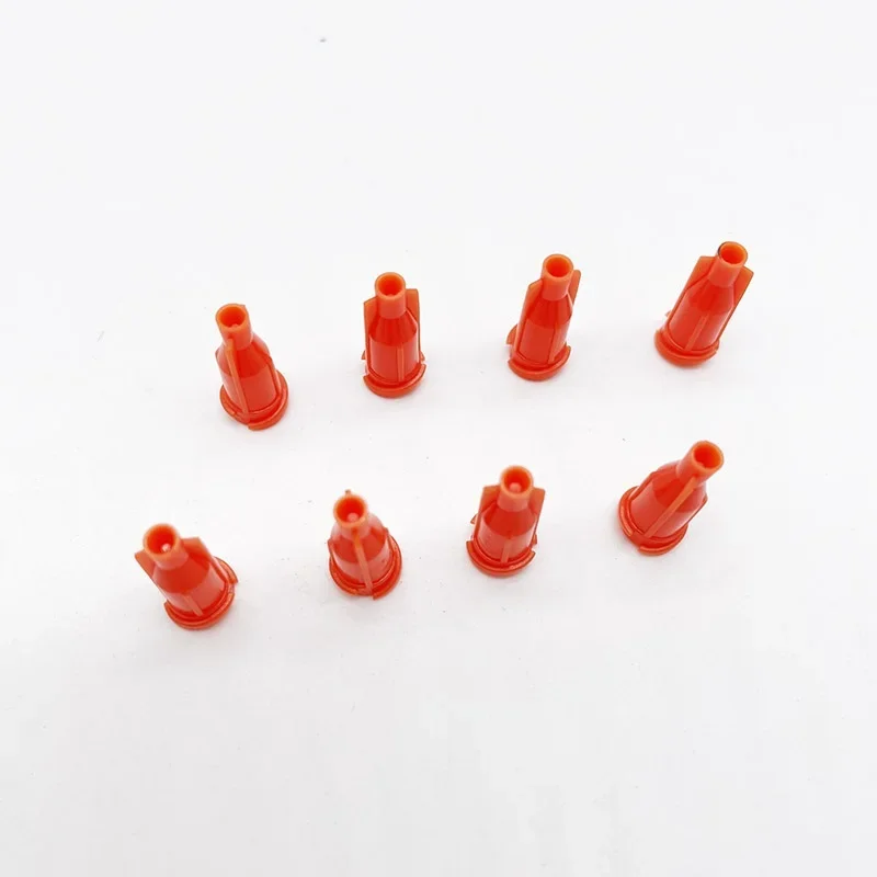 Red color Syringe Tip Caps/dispensing syringe barrel tip cap with Luer Lock/Screw Type Connection-5000pcs/bag