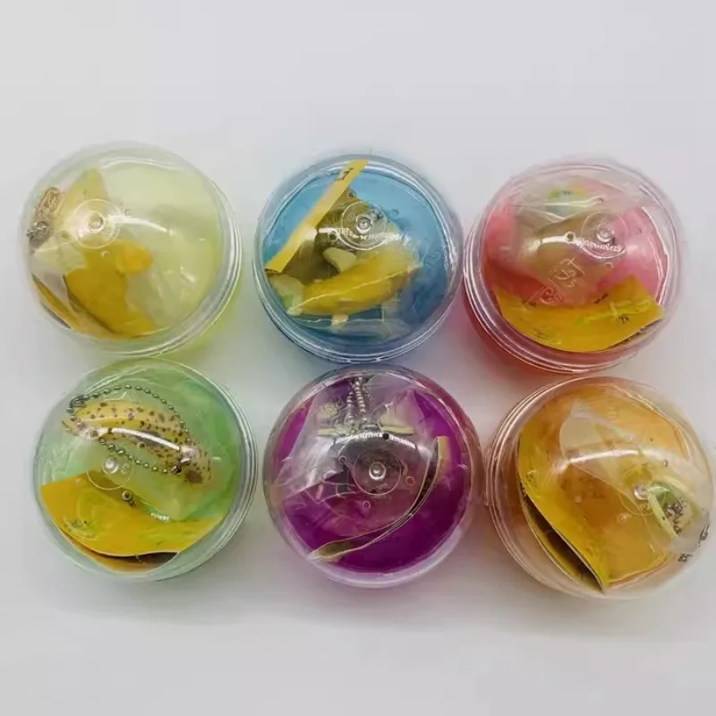 Gels Shlavabo Gashapon Marine Orgism Keychain Capsule Toys, Original, group, Corrigé, DolDave Octop, Alia, Creative Gift