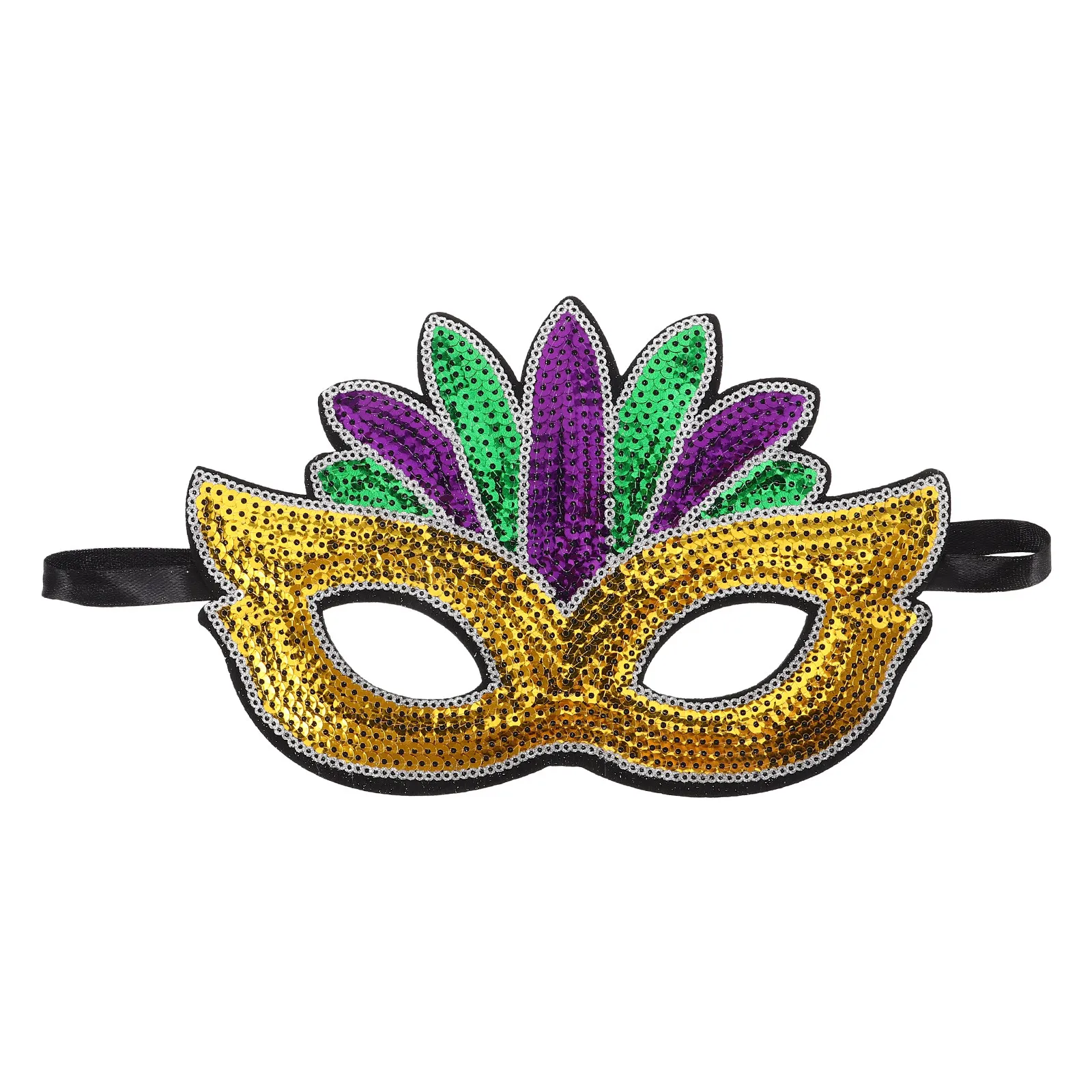 

Mardi Gras Masks Vibrant Masquerade Mask Costume Eyewear Carnival Party Photo Props Supplies Mardi Gras Mask Accessories