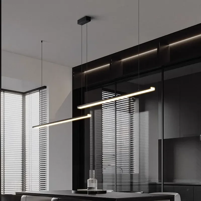 Lampu gantung Led, Modern, untuk ruang makan, rumah, minimalis