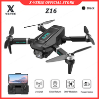 2.4G Mini Drone Obstacle Avoidance Foldable Brushless Motor Quadcopter 4k Aerial Photography Intelligent RC Toys Black