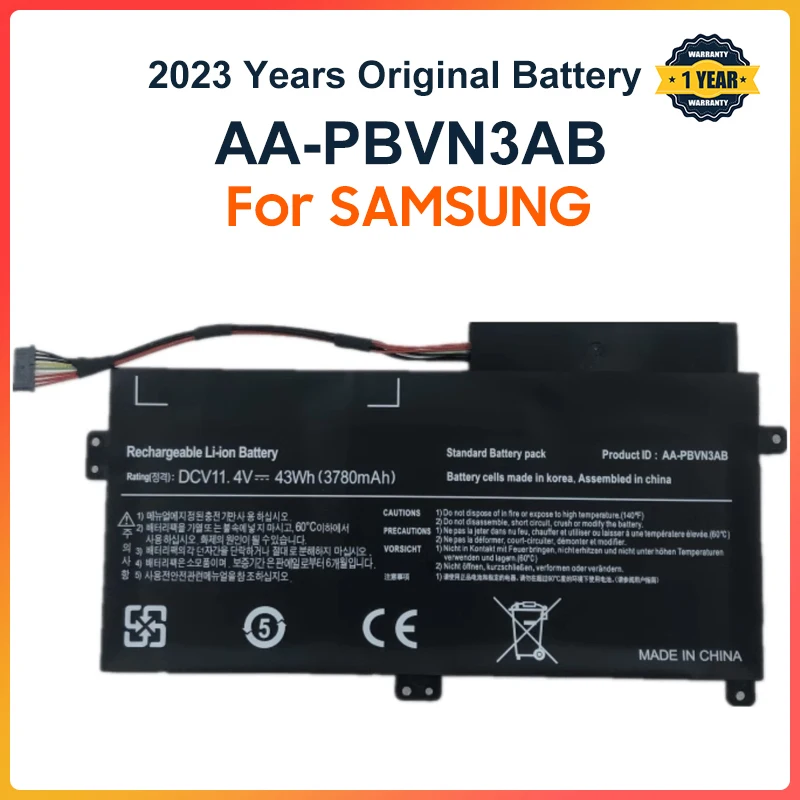 AA-PBVN3AB Laptop Battery For SAMSUNG NP370R4E NP370R5E NP370R5V NP450R4E NP450R5E NP450R4V NP450R5V NP470R5E NP510R5E