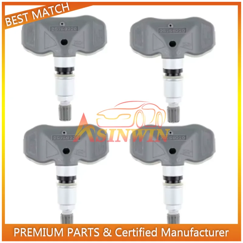 

4Pcs Tire Pressure Sensor For Cadillac STS XLR For Chevrolet Corvette C6 C5 25758220