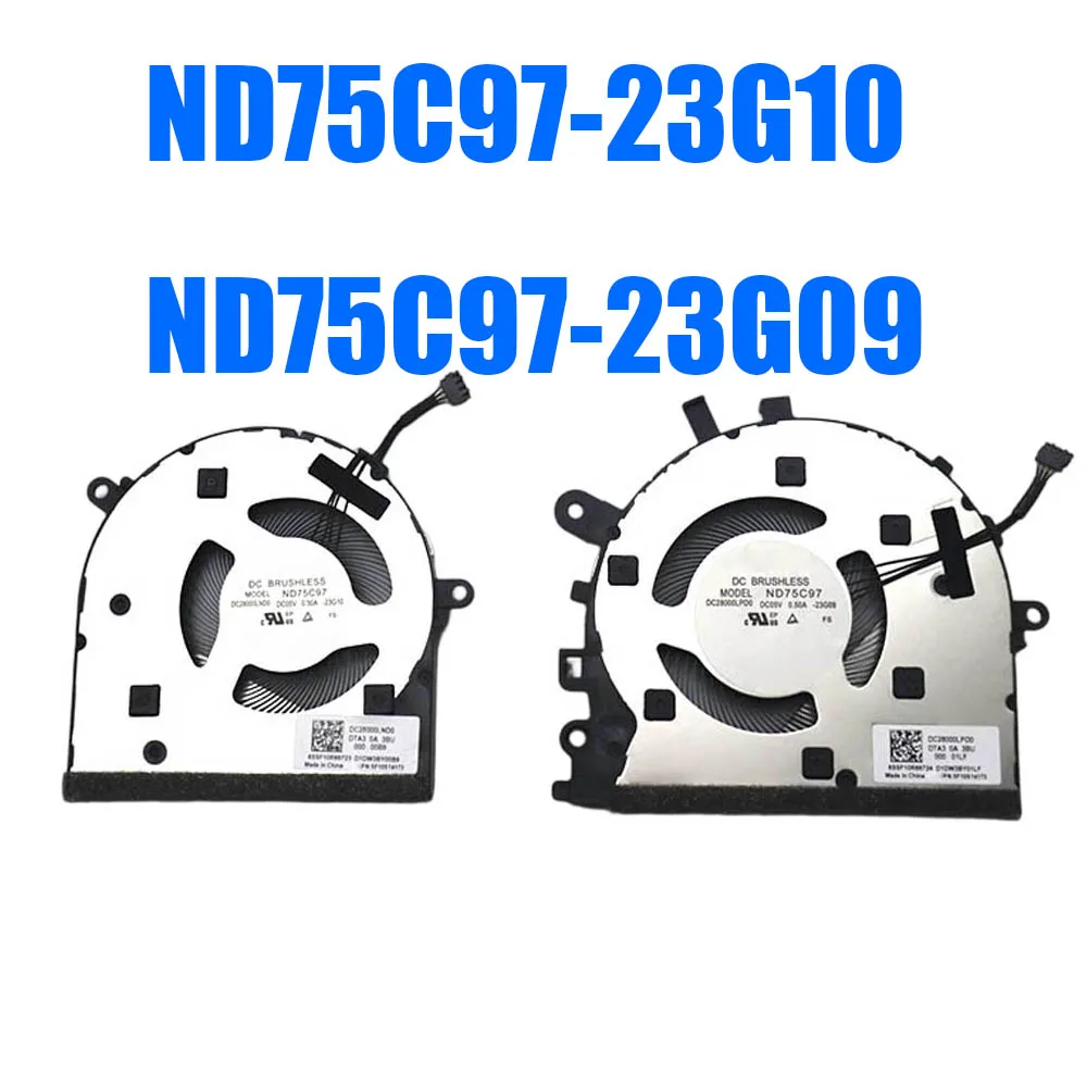 

ND75C97-23G10 DC28000LND0 ND75C97-23G09 DC28000LPD0 DC5V 0.5A Laptop Fan