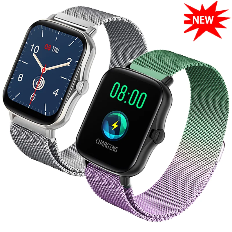 20mm/22mm Magnetic band For Amazfit GTS/4/2/2e/3/GTS2 Mini/GTR 47mm/GTR2/4/3/Pro stratos Metal Watch Bracelet Amazfit bip strap