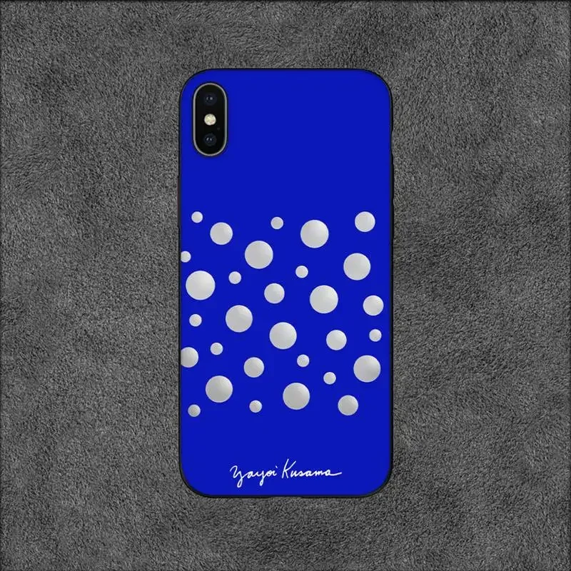 Yayoi Kusama Art Phone Case For iPhone 11 12 Mini 13 14 Pro XS Max X 8 7 6s Plus 5 SE XR Shell