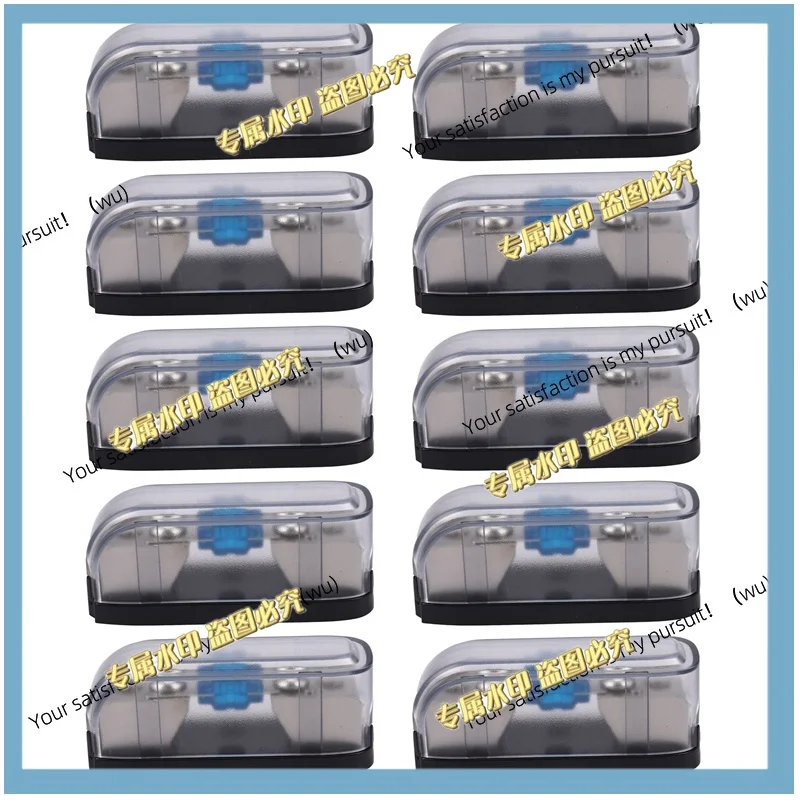 10 times, car audio fuse box power distribution block 4Ga in and 4Ga out, one-way