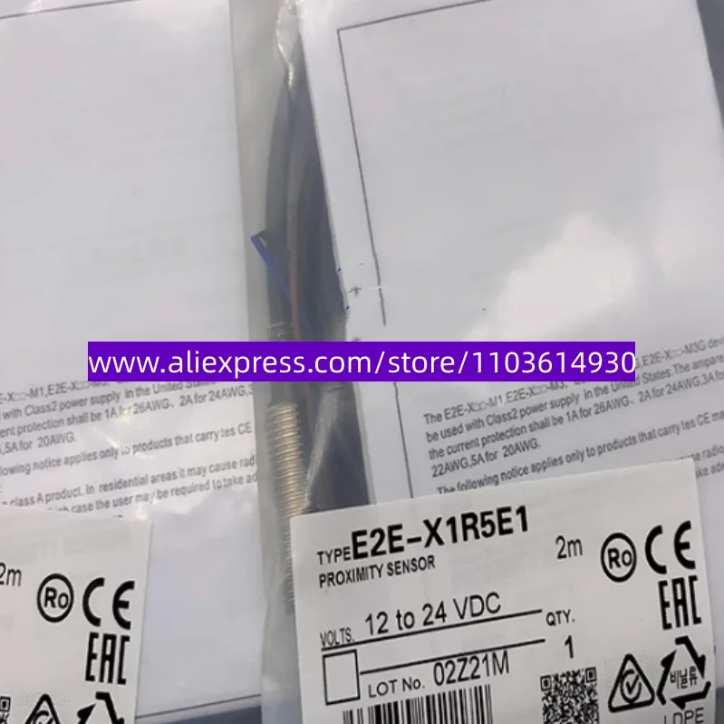 4pcs E2E-X1R5E2-M1-Z E2E-X1R5E1-M1-Z E2E-X1R5F2-M1 E2E-X1R5F1-M1-Z E2E-X1R5F1-M1 New inductive sensor