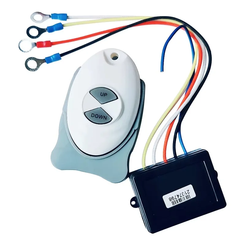 

ISURE MARINE White Anchor Switch Single Engine Marine Anchor Controller Remote Control Winch Wireless Receiver Transmitter
