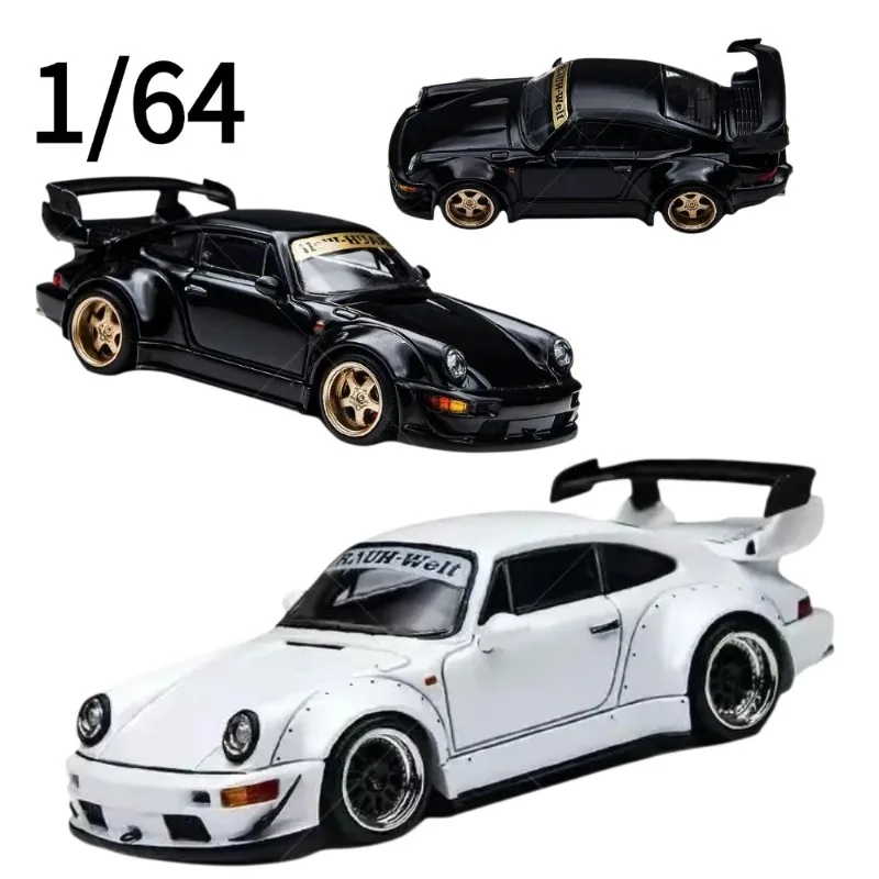 timemicro-tm-ダイキャスト-1-64-スケール-ポルシェ-rwb-964-カーモデル-合金製-ポルシェ-プレイビークル-コレクタブル-モデルカー-おもちゃ-男の子向けギフト