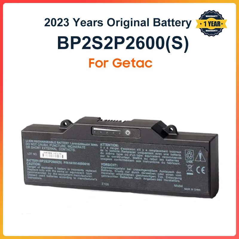 

BP2S2P2600(S) Laptop Battery For Getac E100 Notebook Battery BP2S2P2600(S) P/N:441814800016 BP2S2P2050(S)(P)