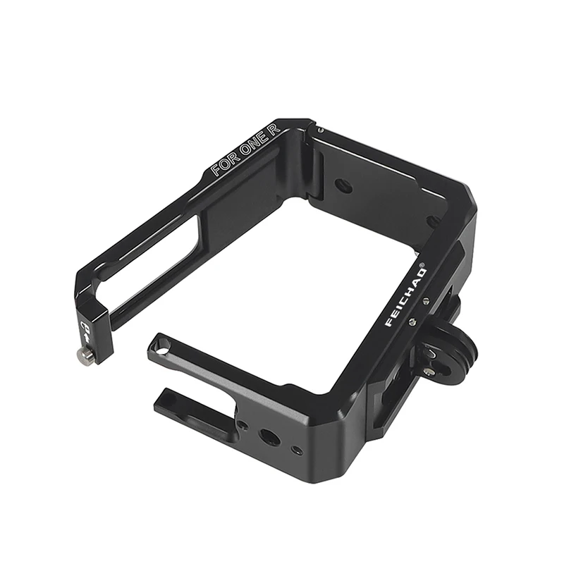 

Алюминиевый корпус FEICHAO для камеры Insta360 One R, защитная рамка для экшн-камеры с магнитным держателем 1/4, крепление для холодного башмака