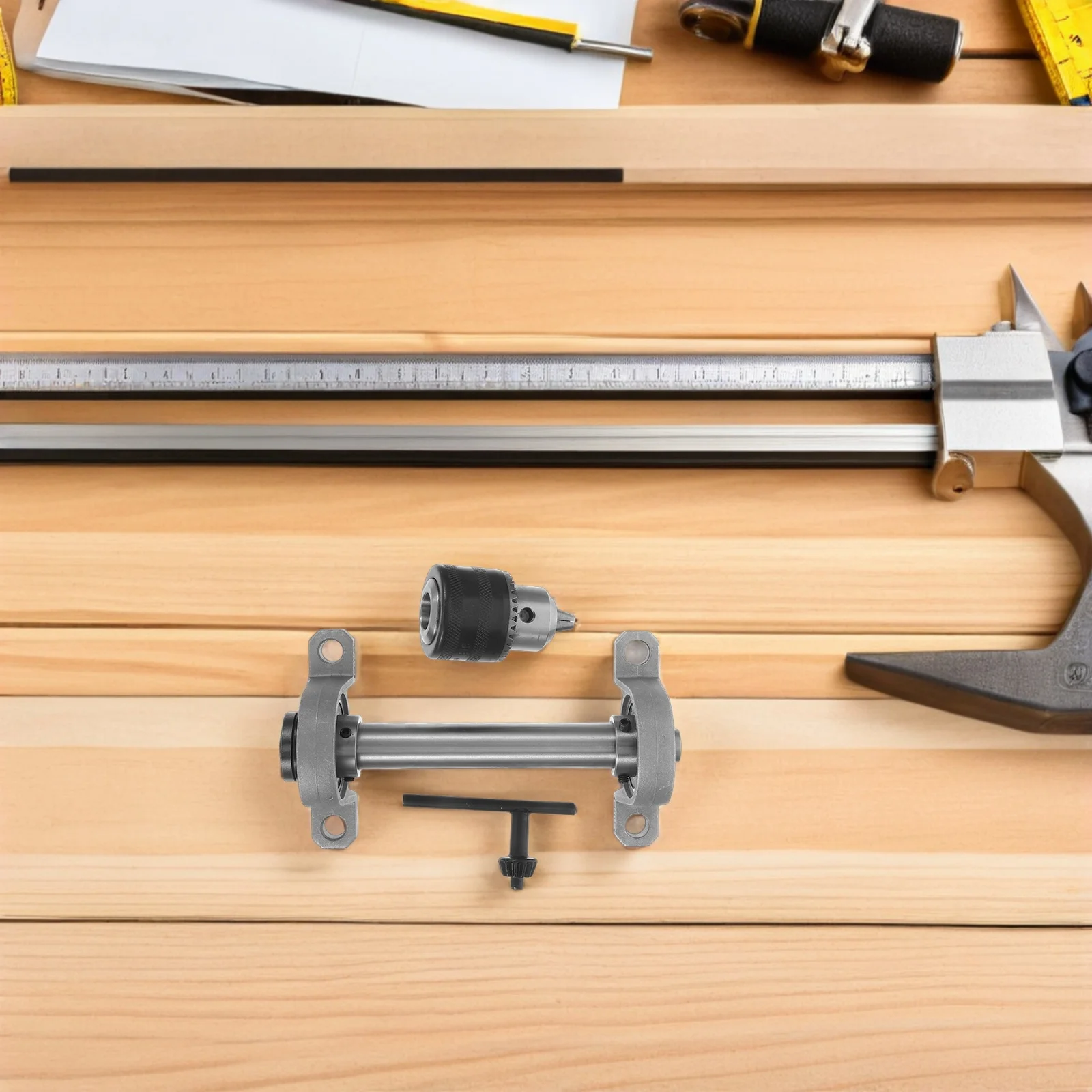 

1 Set Woodworking Table Saw Bearing Assembly Precision Shaft Support Bracket Spindle Shaft Housing Spindle Bearing Mount For