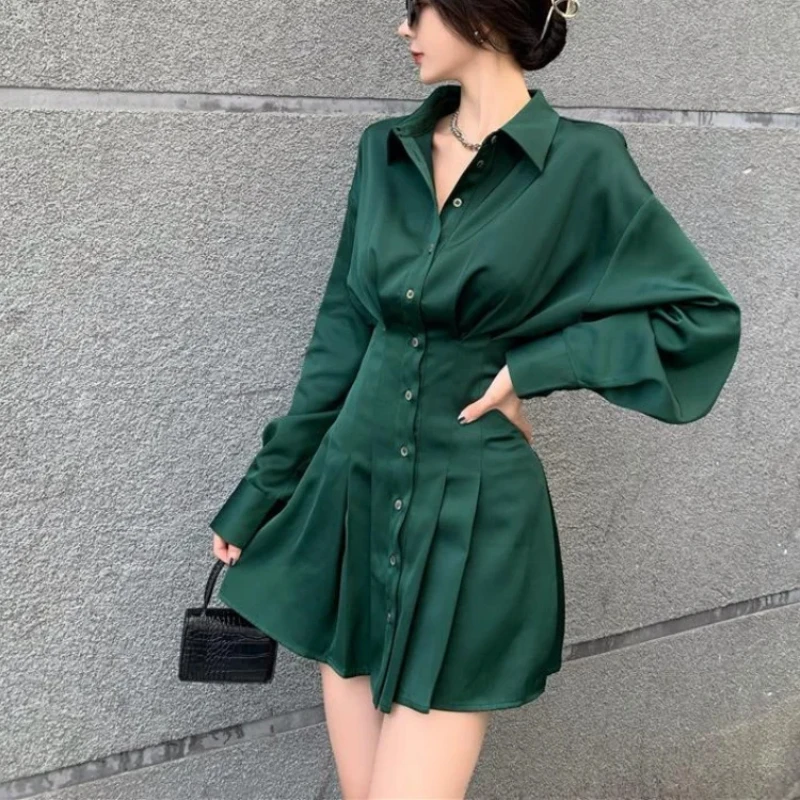 Woman Long Sleeve Dress Vintage Dresses for Women Spring Autumn Short Mini Elegant Party On Sale Clearance Loose New In Sales G