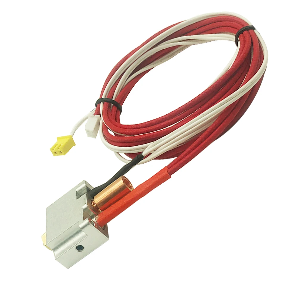 HzdaDeve High Quality Heating Block 24V 60W Cartridge Heater NTC 100K Thermistor Temp Sensor for Flsun V400 Delta 3D Printer Ext