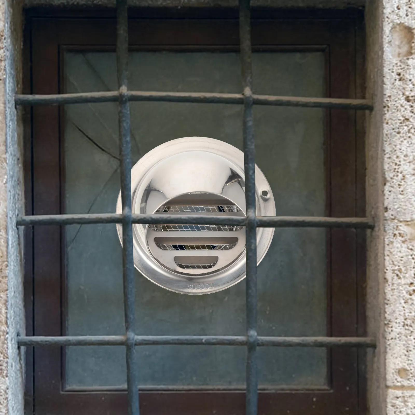 Stainless Steel Exhaust Cover Round Thick Anti-Rust Wall Ventilation Exhaust Vent Outdoor with Flap Rodent Proof Air Extractor