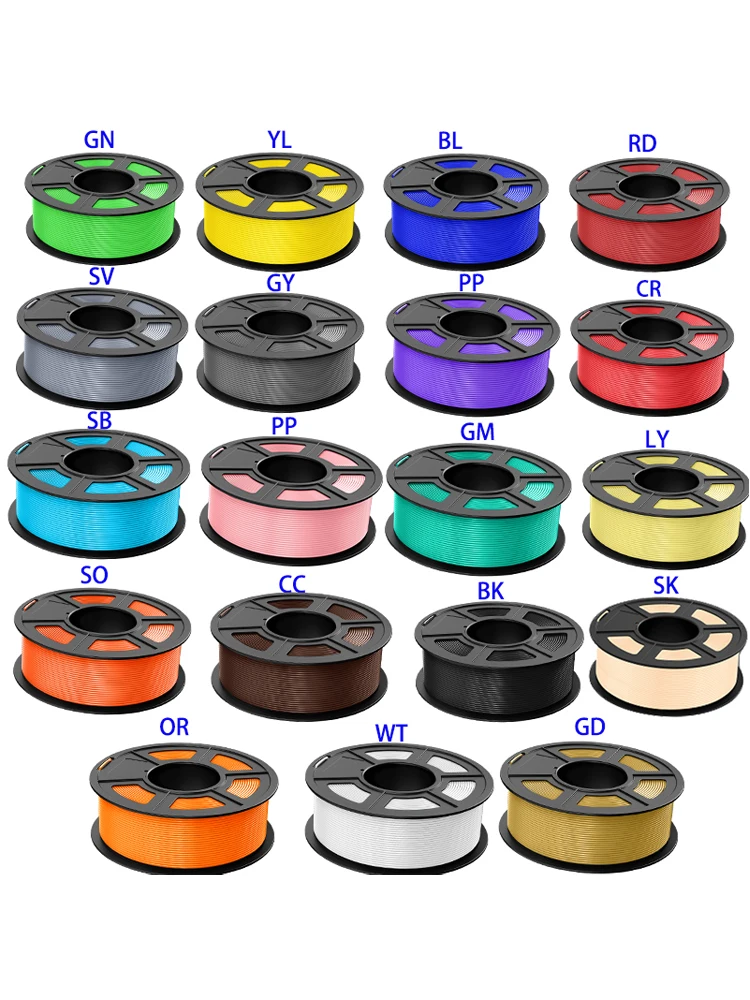 JAYO petg Filament PETG 1.75mm 10 Rolls Netjes Wond Taaiheid geen bubbels 3D Printer Filament voor FDM Muticolor Snelle levering - afbeelding 2